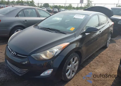 2013 Hyundai Elantra Limited z USA, uszkodzony, nr VIN KMHDH4AE7DU795716